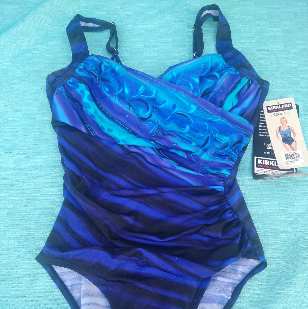NWT Miraclesuit Sanibel One Piece SZ 12
